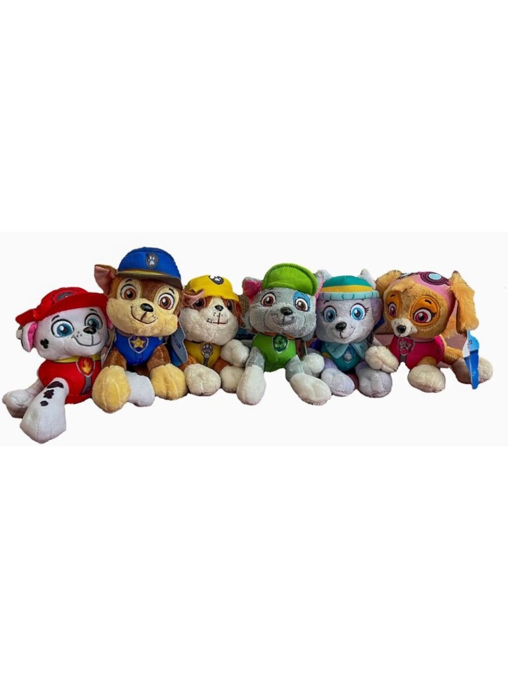 Adorable 6" Plush Toy Set - Marshall, Skye, Everest, Rocky, Rubble & Chase